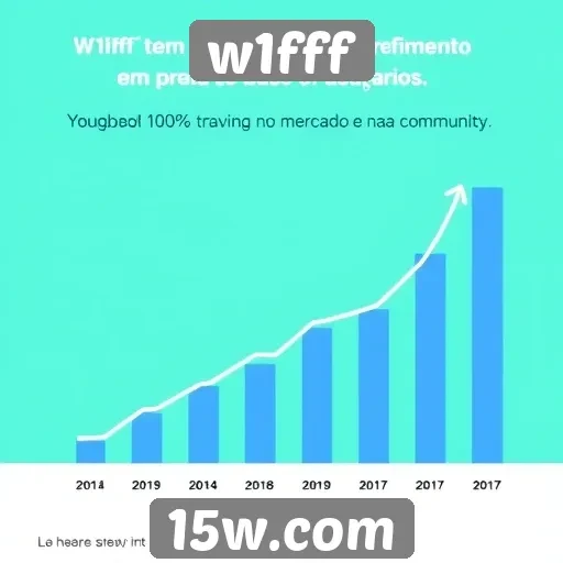 Histórico de crescimento do w1fff entre os usuários